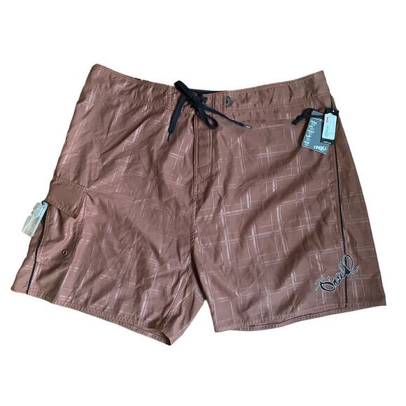 NWT! Men's O'Neill SwimSuit/Board Shorts. Burnt Orange. Size 44. Beach/Summer. - Picture 1 of 6